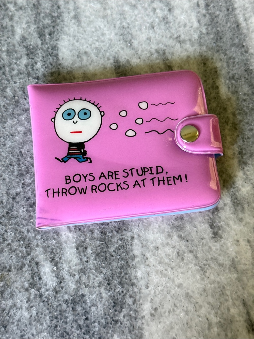 Vintage David & Goliath Plastic Wallet